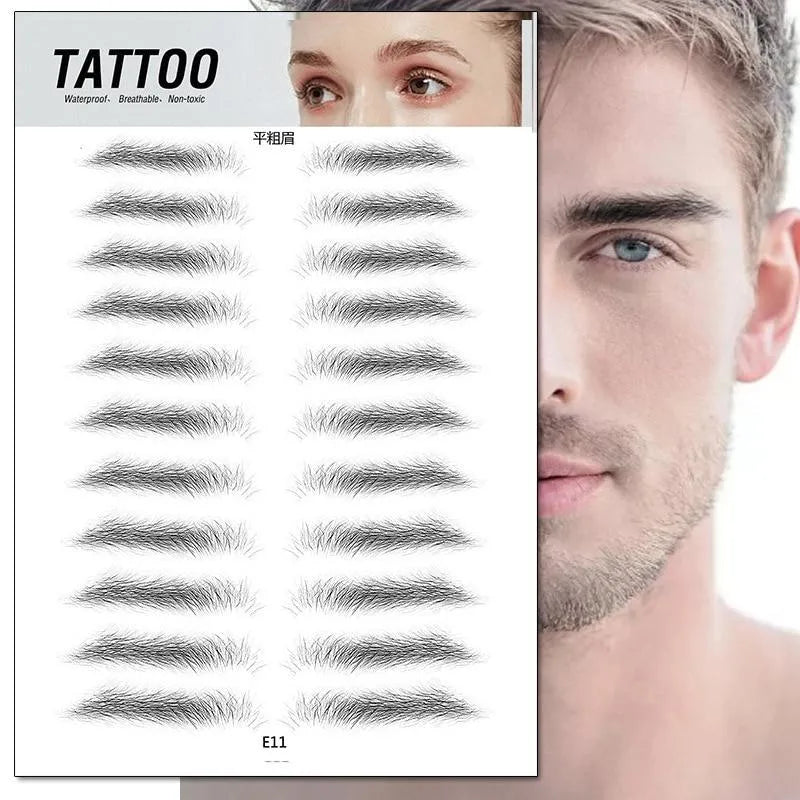 4D Waterproof Eyebrow Tattoo Stickers